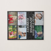 Moderne Beerdigung 6 FotoCollage Puzzle (Horizontal)