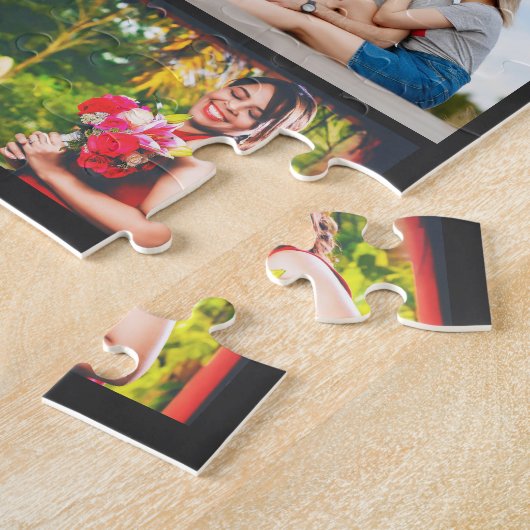 Moderne Beerdigung 6 FotoCollage Puzzle (Seite)