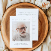 Moderne Beerdigung des Fotos Programm