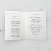 Moderne Beerdigung | Feier zum Foto des Lebens Programm (Innenseite)