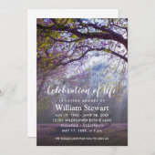 Moderne Beerdigung | Feiern des Lebens Einladung (Vorne/Hinten)