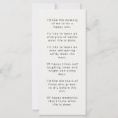 Moderne Beerdigung | Memorial Foto Gedicht Gevor C (Rückseite)