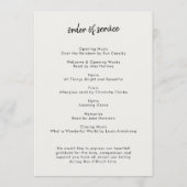 Moderne Beerdigung | Order of Service Life Celebra Programm (Rückseite)