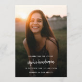 Moderne Beerdigung | Order of Service Life Celebra Programm (Vorderseite)