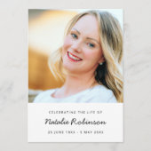 Moderne Beerdigung | Order of Service Life Celebra Programm (Vorderseite)