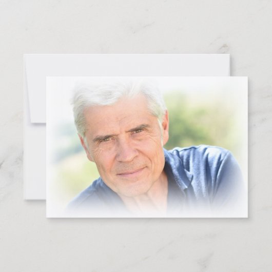 Moderne Beerdigung Script Danke Ihnen 2 Fotos (Rückseite)