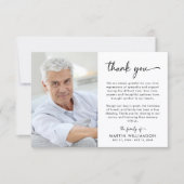 Moderne Beerdigung Script Danke Ihnen 2 Fotos (Vorderseite)