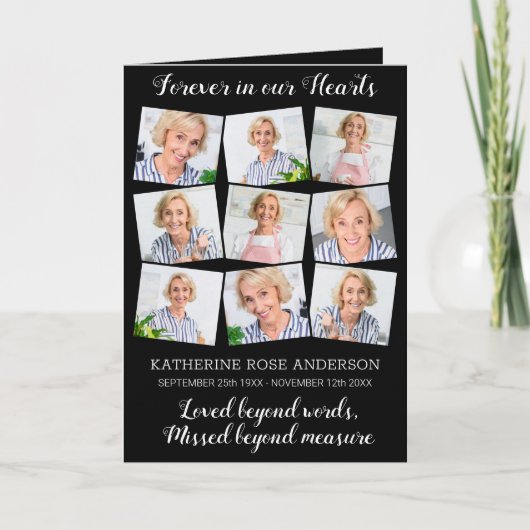 Moderne Beerdigung von Dienstdenkmälern mit einer Programm (Vorderseite)