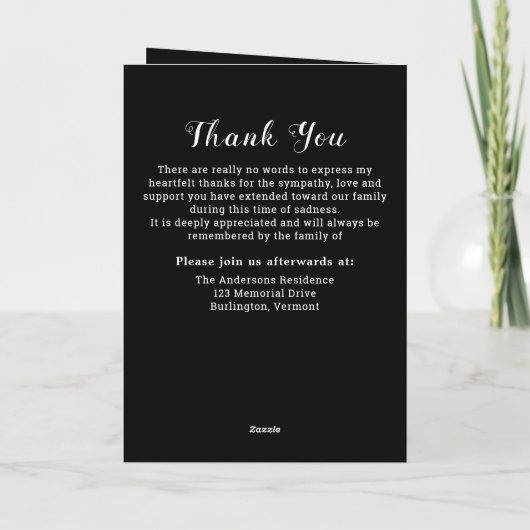 Moderne Beerdigung von Dienstdenkmälern mit einer  Programm (Rückseite)