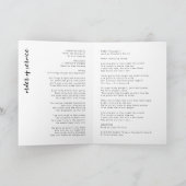 Moderne Beerdigungsfeier geklappt Programm (Innenseite)