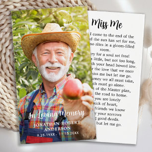 Moderne Beerdigungskarten Foto Memorial Prayer Car