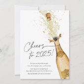 Moderne Befürworter der Party Einladung des Neujah (Vorderseite)