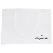 Moderne Begrüßungstasche Hotelgästen Taschen Große Geschenktüte (Vorderseite)