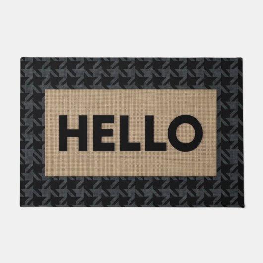 Moderne Begrüßungstür Fußmatte (Vorderseite)