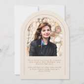 Moderne Beige 2 Foto Arch Grad Ankündigung (Rückseite)