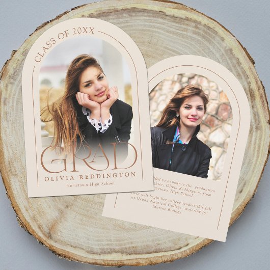 Moderne Beige 2 Foto Arch Grad Ankündigung