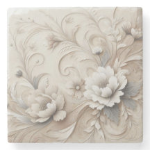 Moderne beige Blume 3