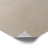 Moderne beige Blume 6 Plakate (Ecke)