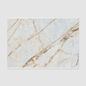 Moderne Beige Marble Brown Inlay Wedding Seidenpapier (Vorderseite)