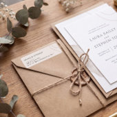 Moderne Beige-Neutral-Paare-Rücksendeadresse