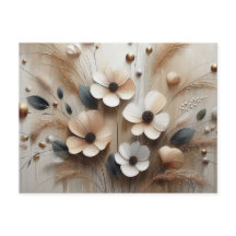 Moderne beige-rosa 2 Blume