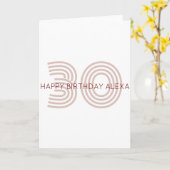 Moderne Beige- und Weinmonogramm Karte (Gelbe Blume)