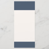 Moderne Beispiel-Blätter gestört Hochzeitsessen Menükarte (Rückseite)