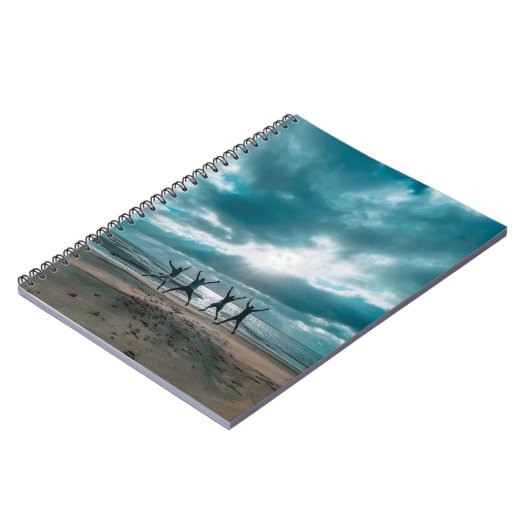 Moderne Benutzerdefiniert Foto und/oder Text hinzu Notizblock (Linke Seite)