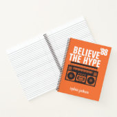 Moderne Benutzerdefiniert glauben den Hype-Namen S Notizblock (Innenseite)