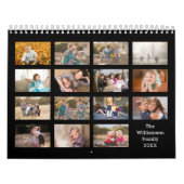 Moderne benutzerdefinierte 15-Monats-Foto Kalender (Titelbild)
