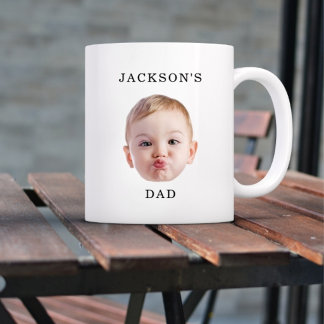 Moderne benutzerdefinierte Baby Kind Gesicht Kind Zweifarbige Tasse