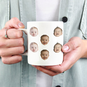 Moderne benutzerdefinierte Babyfotos Süßes Babyges Tasse