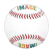 Moderne benutzerdefinierte Bilder Baseball (Rückseite)