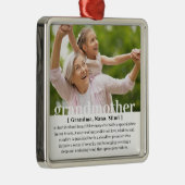 Moderne benutzerdefinierte Definition einer Großmu Ornament Aus Metall (Rechts)