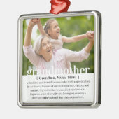 Moderne benutzerdefinierte Definition einer Großmu Ornament Aus Metall (Links)