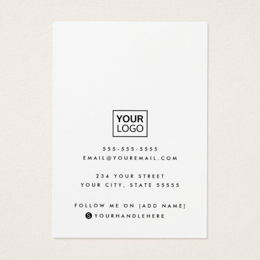 Moderne, benutzerdefinierte FarbOhrkartenanzeige (Rückseite)