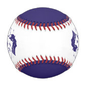 Moderne benutzerdefinierte Fotos und Texte Baseball (Vorderseite)