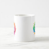 Moderne benutzerdefinierte Geschäftslogo-Branded-K Kaffeetasse (Mittel)
