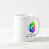 Moderne benutzerdefinierte Geschäftslogo-Branding- Kaffeetasse (VorderseiteRechts)