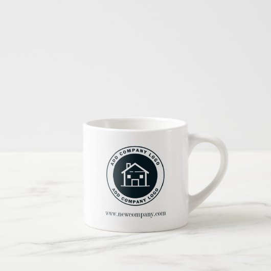 Moderne benutzerdefinierte Geschäftslogo-Werbung Espressotasse (Rechts)