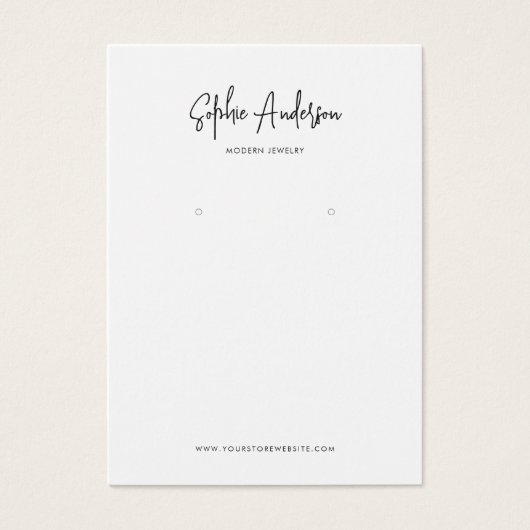 Moderne, benutzerdefinierte Grafikkarte für Skript (Vorderseite)