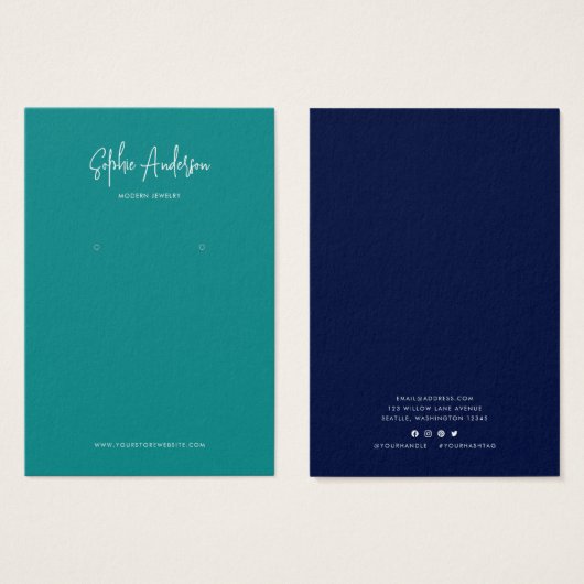 Moderne, benutzerdefinierte Grafikkarte für Skript (Vorne & Hinten)