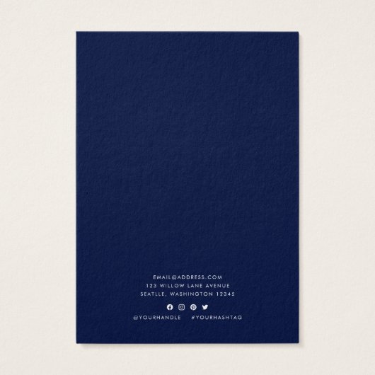 Moderne, benutzerdefinierte Grafikkarte für Skript (Rückseite)