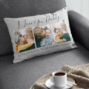 Moderne benutzerdefinierte Ich liebe dich Daddy Lendenkissen