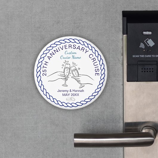 Moderne benutzerdefinierte Jahresgedenkfahrt Kabin Magnet