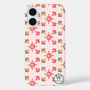 Moderne benutzerdefinierte Monogramm Name Portugal iPhone 16 Hülle