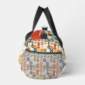 Moderne benutzerdefinierte Name Fußball-Muster Duffle Bag (Rechts)