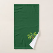 Moderne, benutzerdefinierte Palm-Tree & Skript auf Badhandtuch Set (Handtuch)
