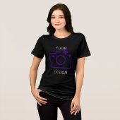 Moderne benutzerdefinierte T-Shirts mit Bild (Vorderseite voll)