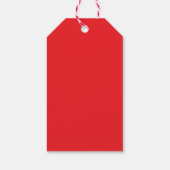 Moderne benutzerdefinierte Text Glückliches Neues Geschenkanhänger (Rückseite)